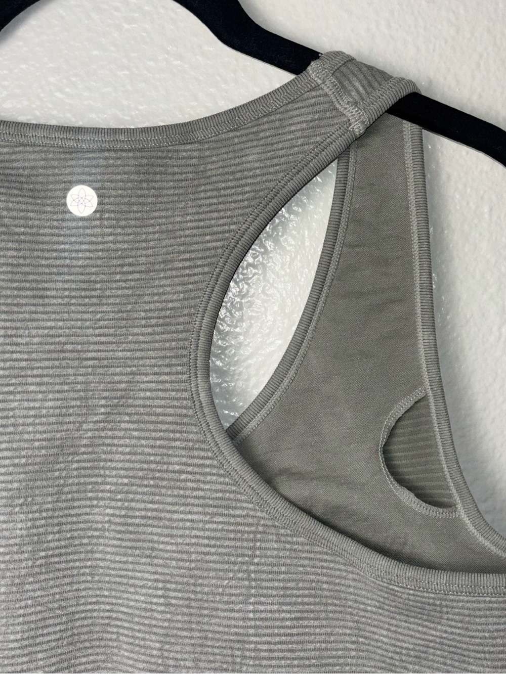 Harmony Balance seamless ribbed racerback sports bra woman's size large green - Picture 15 of 16